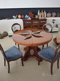 Tavolo rotondo in legno 