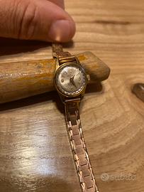 Orologio Hellas Incabloc 6424 cassa 17 mm placcato