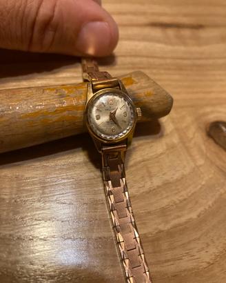 Orologio Hellas Incabloc 6424 cassa 17 mm placcato