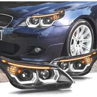 FARI BMW E60 E61 03-07 ANGEL EYES LED U HALO FONDO