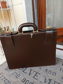 borsa a cartella in pelle 