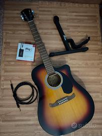 Fender acustica, irig 2 e cavalletto