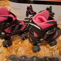 pattini rotelle e in linea usato poco tg.30/33