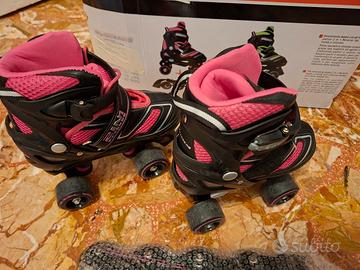 pattini rotelle e in linea usato poco tg.30/33