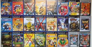 Lotto 23 Giochi PS2 (venduti anche singolarmente)