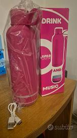 Borraccia con speaker Tinta Unita