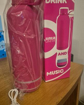 Borraccia con speaker Tinta Unita