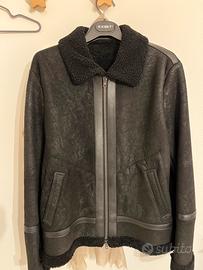 Giacca Shearling Nero Salvatore Santoro