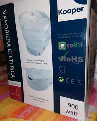 vaporiera elettrica 3 livelli 