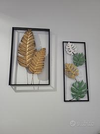 Quadri in metallo set