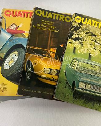 Riviste d'epoca Quattroruote dal 1964 al 1992