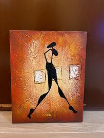 Quadro Astratto Contemporaneo - Silhouette Stilizz