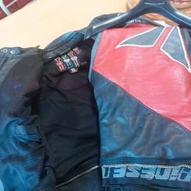 Tuta in pelle dainese spezzata TG 60