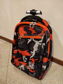 Trolley Invicta Camouflage Nero Arancione 35 Lt
