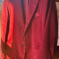 Giacca in velluto bordeau New England taglia 52