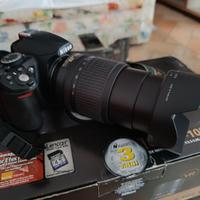 NIKON D3100 + 18/105 + BORSA tutto nuovo
