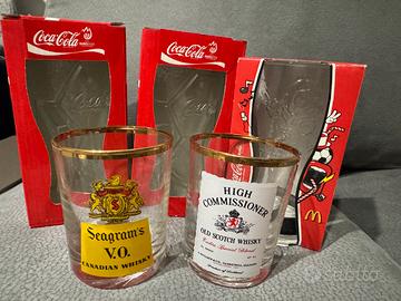 Lotto 5 Bicchieri da Collezione Vintage