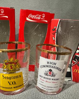 Lotto 5 Bicchieri da Collezione Vintage