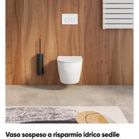 Wc RAK sospeso bianco opaco