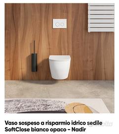 Wc RAK sospeso bianco opaco