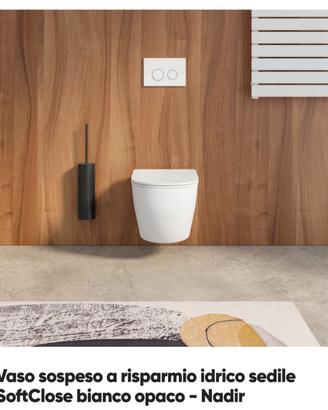 Wc RAK sospeso bianco opaco