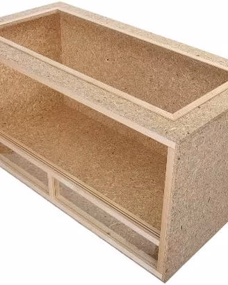 Terrario Repiterra in Legno e Vetro 120x60x60 cm