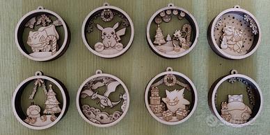 Set palline natale Pokemon