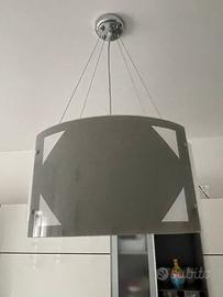 Lampadario moderno in vetro