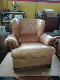 Poltrona Vintage in Pelle