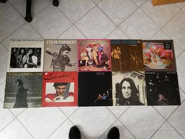 Lotto vinili LP 33 giri jazz/rock/folk x10