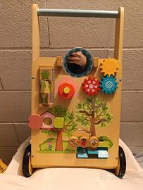 Carrello primi passi in legno Play tive
