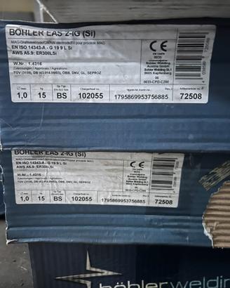 Filo per saldatura acciaio inox