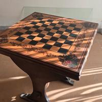 Tavolo da gioco Savonarola scacchi Tavolinetto