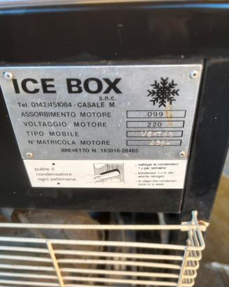 Vetrinetta da banco refrigerata ice box