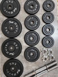 Set Manubri Movit 40kg - Dischi in Ghisa