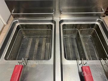 Friggitrice 20+20 litri a gas