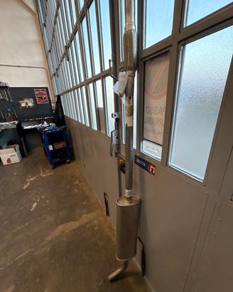 Marmitta centrale con flessibile ypsilon elefan bl