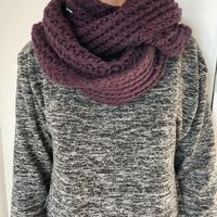 Sciarpa ad anello vinaccia Tally Weijl