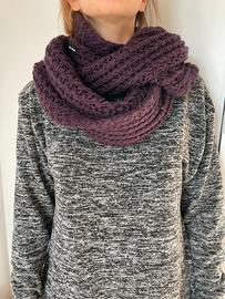 Sciarpa ad anello vinaccia Tally Weijl