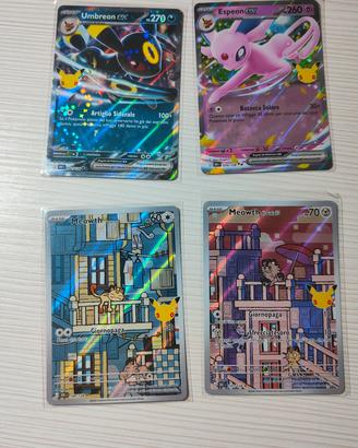 lotto carte Pokemon 30esimo