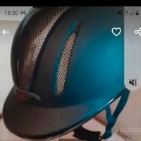 Casco equitazione- bambini/e- S/M- carbonio