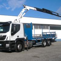 Iveco stralis 400 euro6 gru e cassone