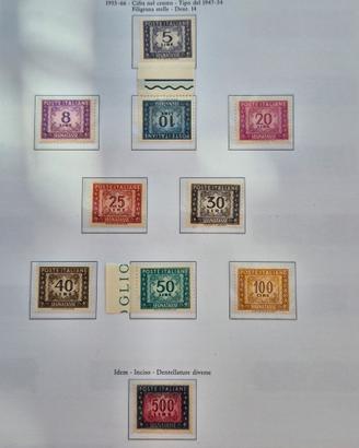 francobolli  segnatasse 