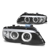 FARI XENON BMW X5 E53 03-07 ANGEL EYES CCFL FONDO 