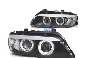 FARI XENON BMW X5 E53 03-07 ANGEL EYES CCFL FONDO 