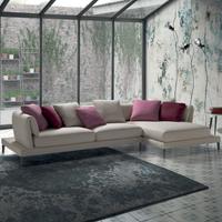 Divano con chaise-longue + secondo rivestimento