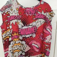blusa fumetto 