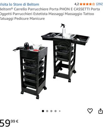 Carrello di parrucchiere