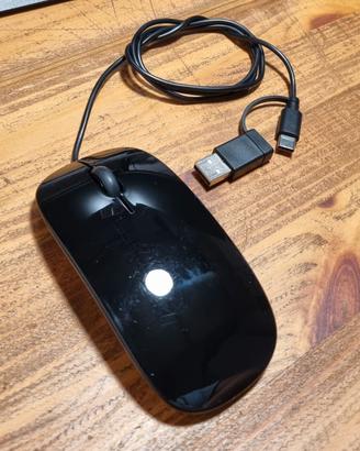 Mouse LMP USB ottico cablato – Modello MS-165/C-SG