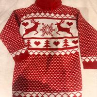 Maglione natalizio 7/8 anni